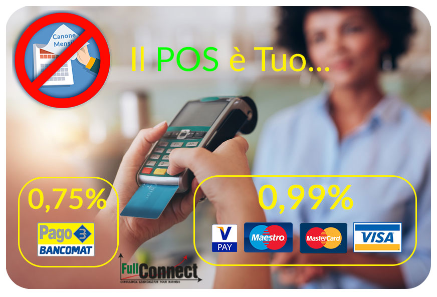 POS No Canone Commissioni Bassisime